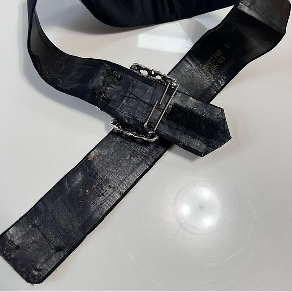 Moody & Maximal Vintage 1970s / 1980s Bohemian Oversized Gemstone Statement Belt - Picture 5 of 8